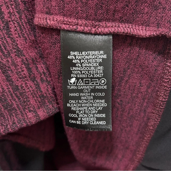 NIC+ZOE Winterberry V-Neck Mixed Media Sweater XS - Picture 6 of 6